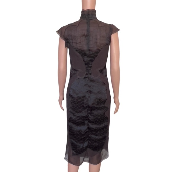 Yves Saint Laurent Tom Ford RUNWAY F/W 2004 AD Campaign Chinoiserie Dress - Picture 8 of 13